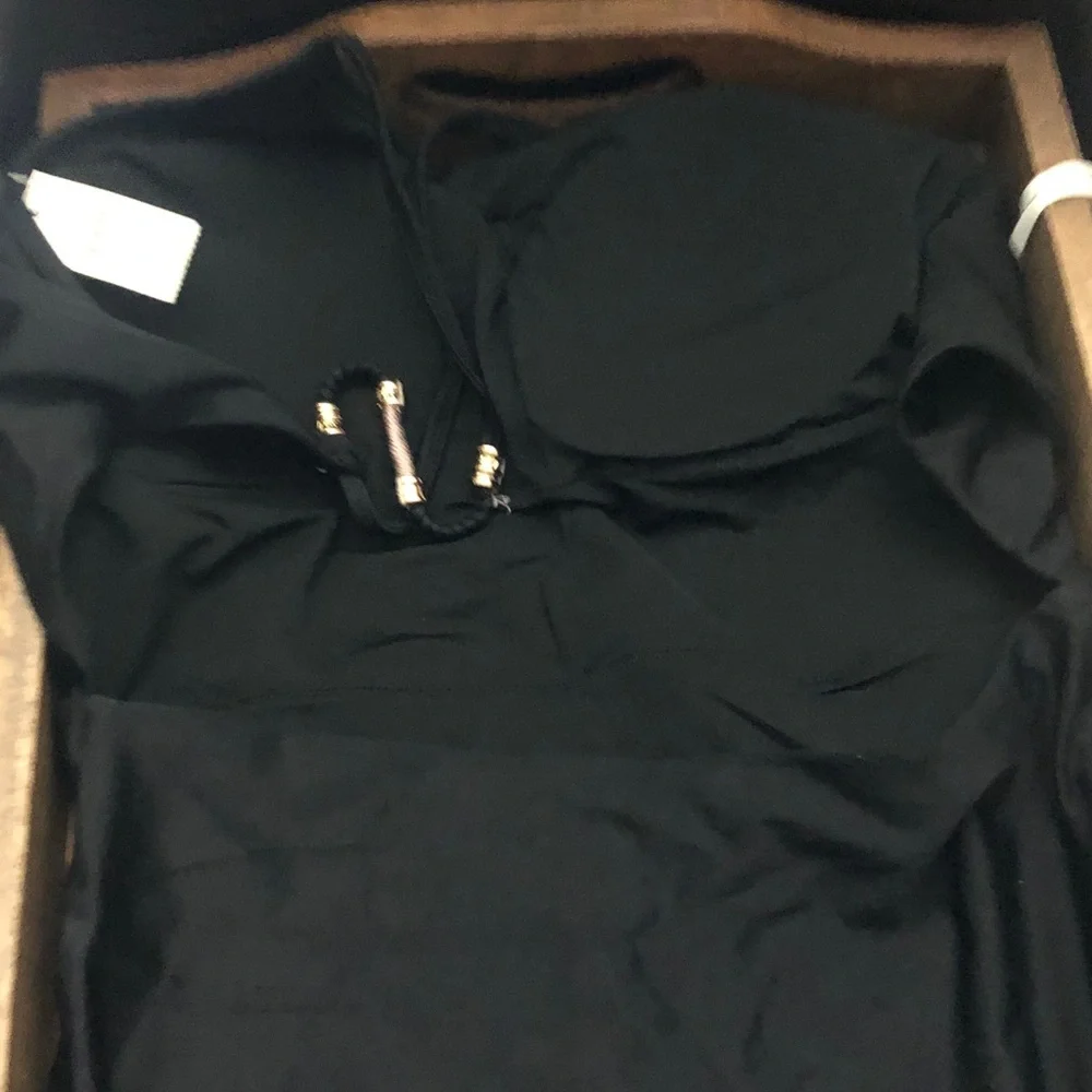 aerie Black One-Piece Swimsuit